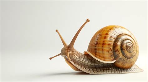  Garden Snail:  Discover the Slow-Moving Gastropods Known for Their Elegant Spiral Shells!